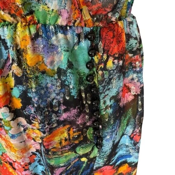 The Kooples Tokyo Night Floral Print Wrap Dress - Picture 7 of 8